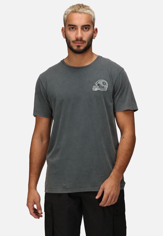 Recovered Men NFL T-shirt Las Vegas Raiders Cotton Short Sleeve Crew Neck Tee Top