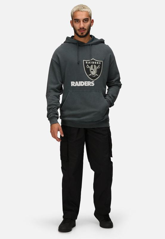 Recovered NFL Mens Hooded Sweatshirt Los Angeles Rams Football Hoodies Black