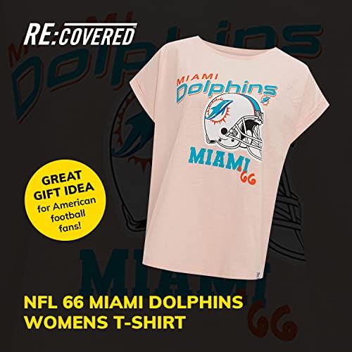 Recovered NFL 66 Miami Dolphins Pale Pink Women's Boyfriend T-Shirt