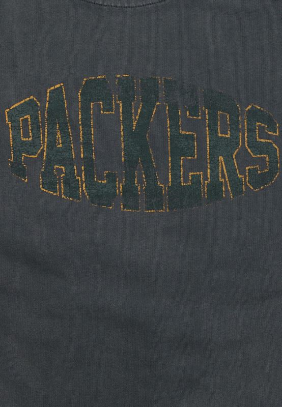 Recovered NFL Green Bay Packers Mens Hoodie American Football Helmet Pocket Print Black Sweatshirt
