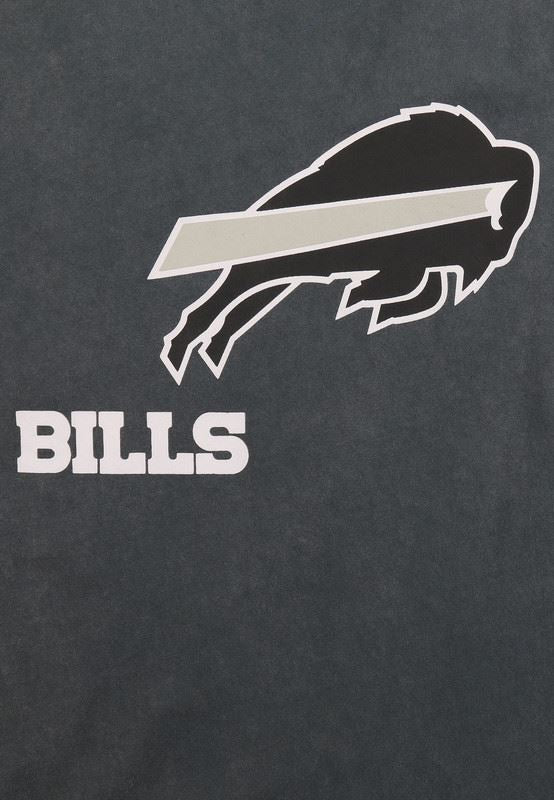 Recovered Men's NFL Buffalo Bills Icon T-Shirt - Washed Black