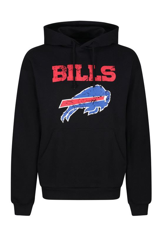 Recovered Men's NFL Buffalo Bills Hooded Sweatshirt - Black