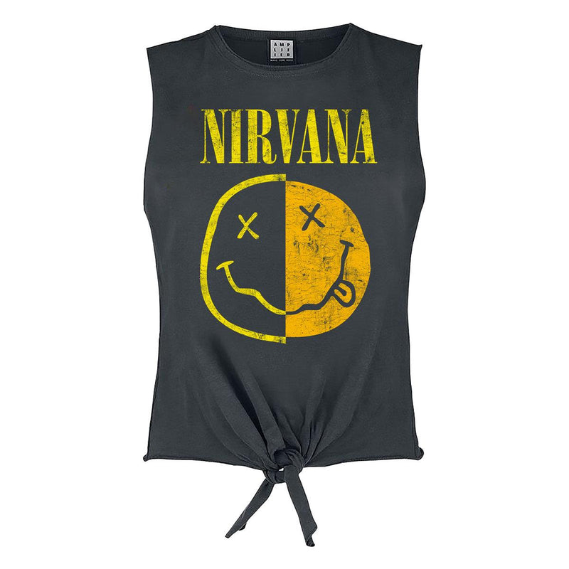 Amplified Women's Vest Nirvana Spiced Smiley T-Shirt