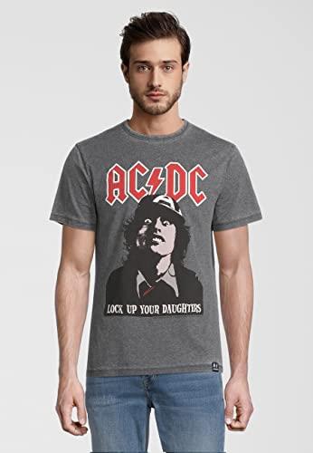 AC/DC Lock Up Unisex Cotton T-Shirt by ReCovered