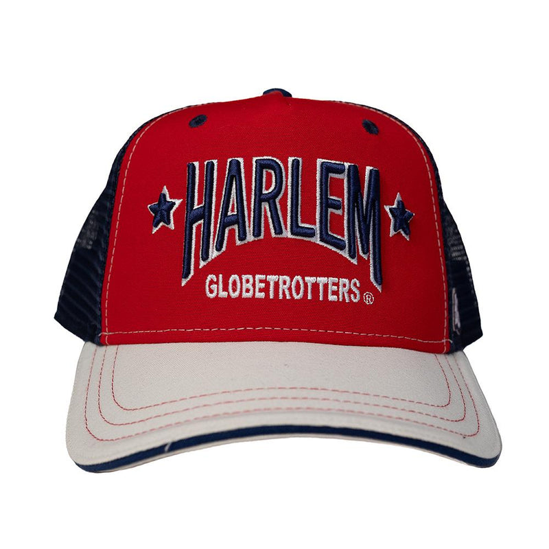 Harlem Globetrotters Embroidered Trucker Cap By Recovered