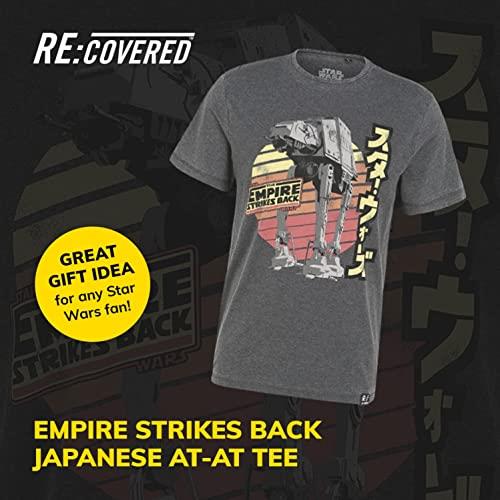Star Wars Empire Strikes Back Retro AT-AT Charcoal T-Shirt