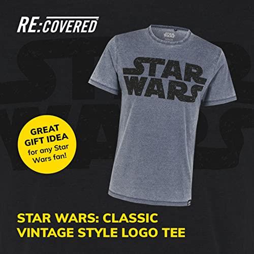 Star Wars Vintage Logo Blue Washed T-Shirt