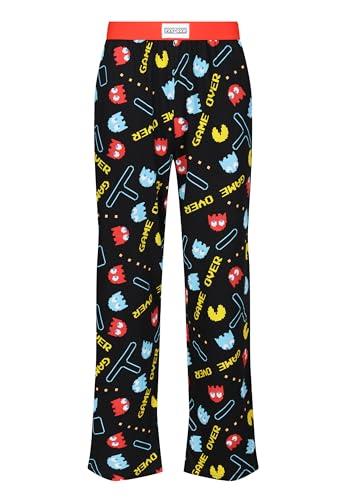 Pac-Man Adults Lounge Pants - Cotton Fabric Game Over Printed Pyjamas Bottoms