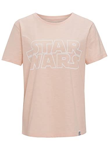 Recovered Star Wars Classic Logo Pale Pink Fitted T-Shirt