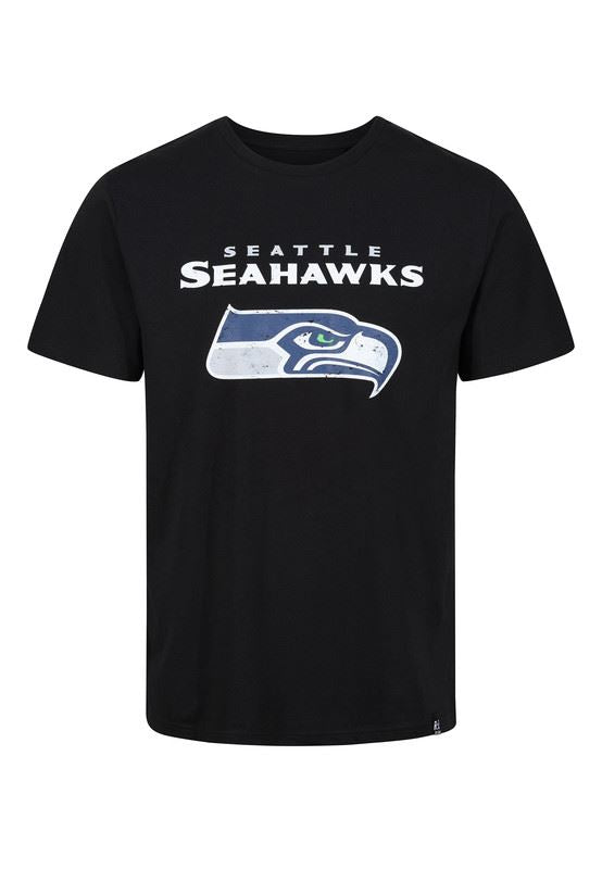 Recovered Men's NFL Seattle Seahawks T-Shirt - Black