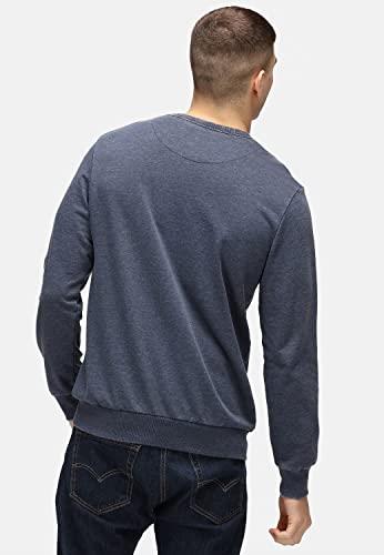 Goodyear Vintage Mono Colour Logo Blue Sweatshirt