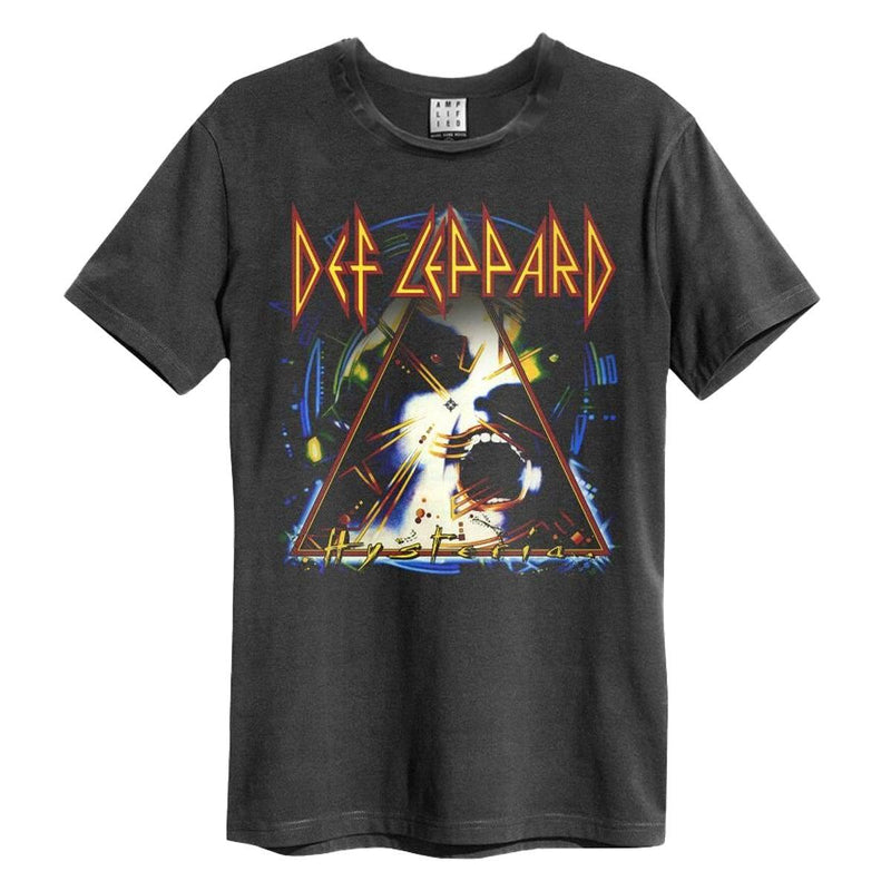 Amplified Def Leppard Hysteria Charcoal T-shirt