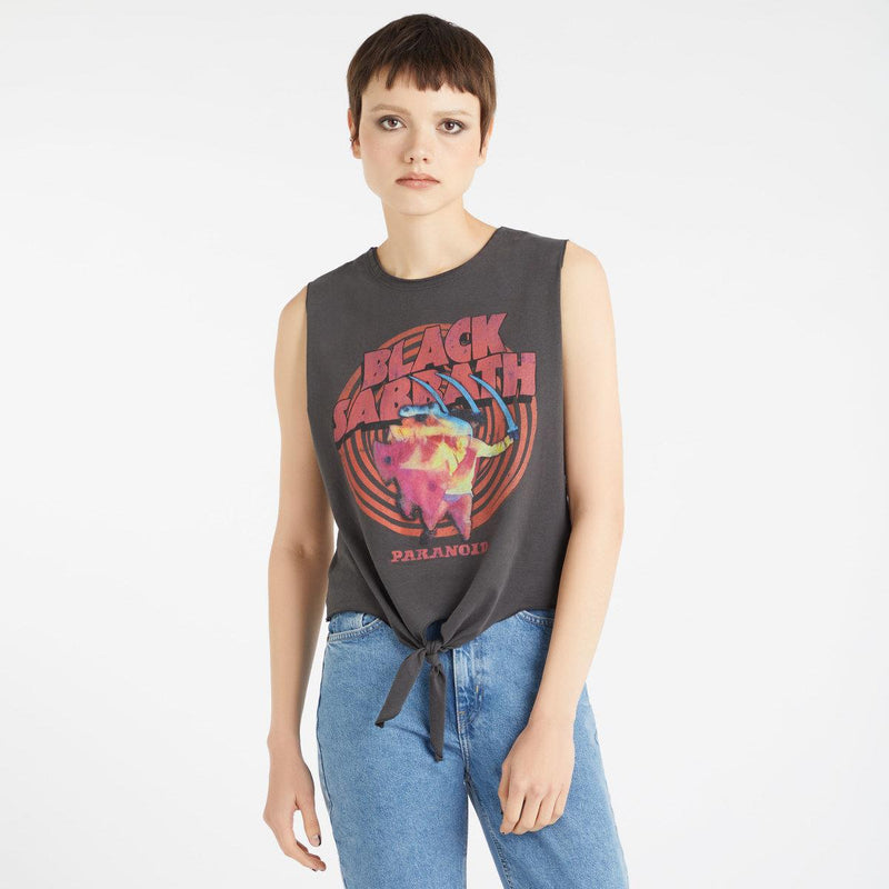 Amplified Black Sabbath Paranoid Sleeveless Women's T-Shirt