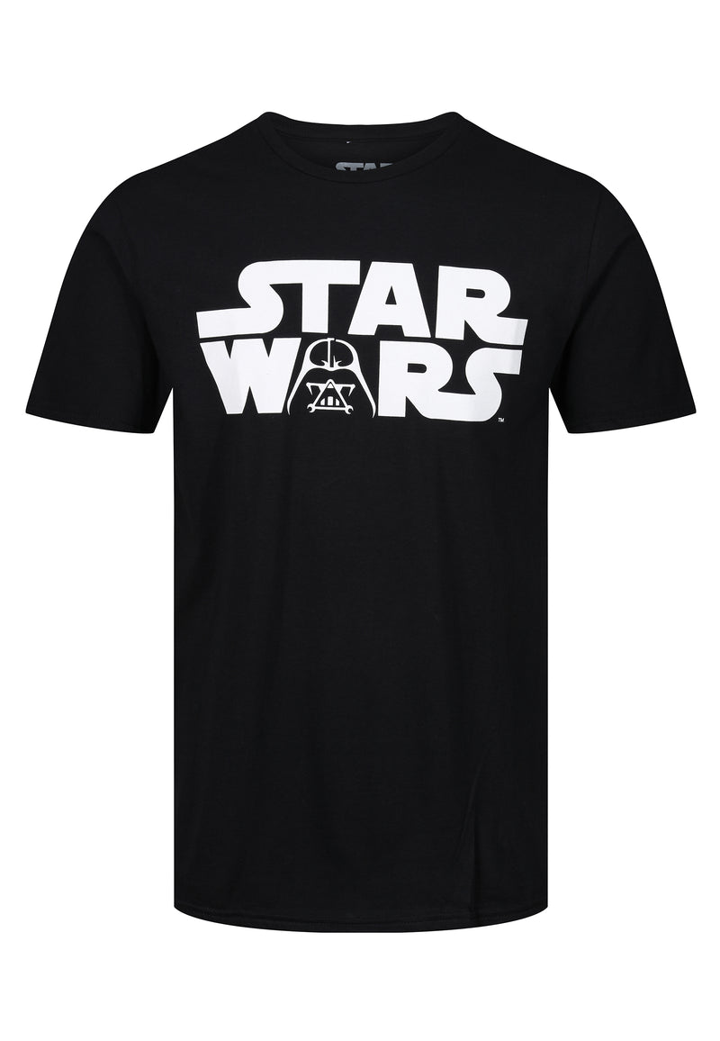 Star Wars Darth Vader Logo Print Sports Black T-Shirt