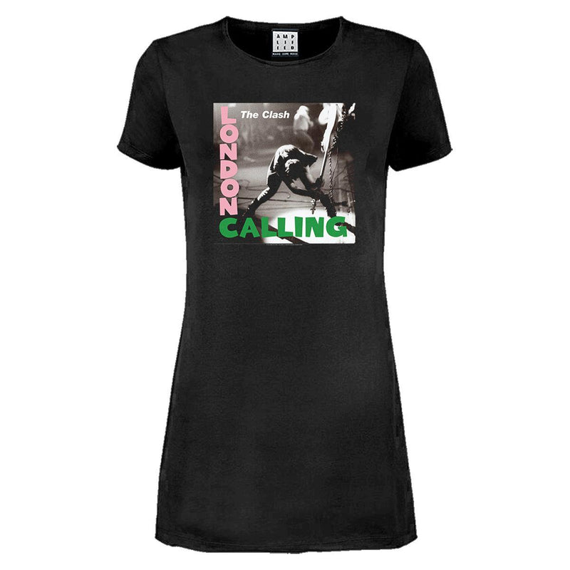 Amplified The Clash London Calling Women's Cotton T-Shirt Dress