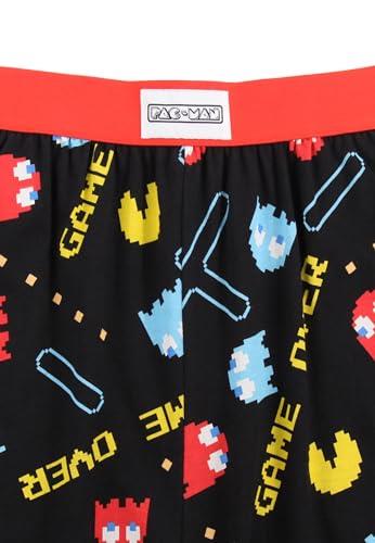 Pac-Man Adults Lounge Pants - Cotton Fabric Game Over Printed Pyjamas Bottoms