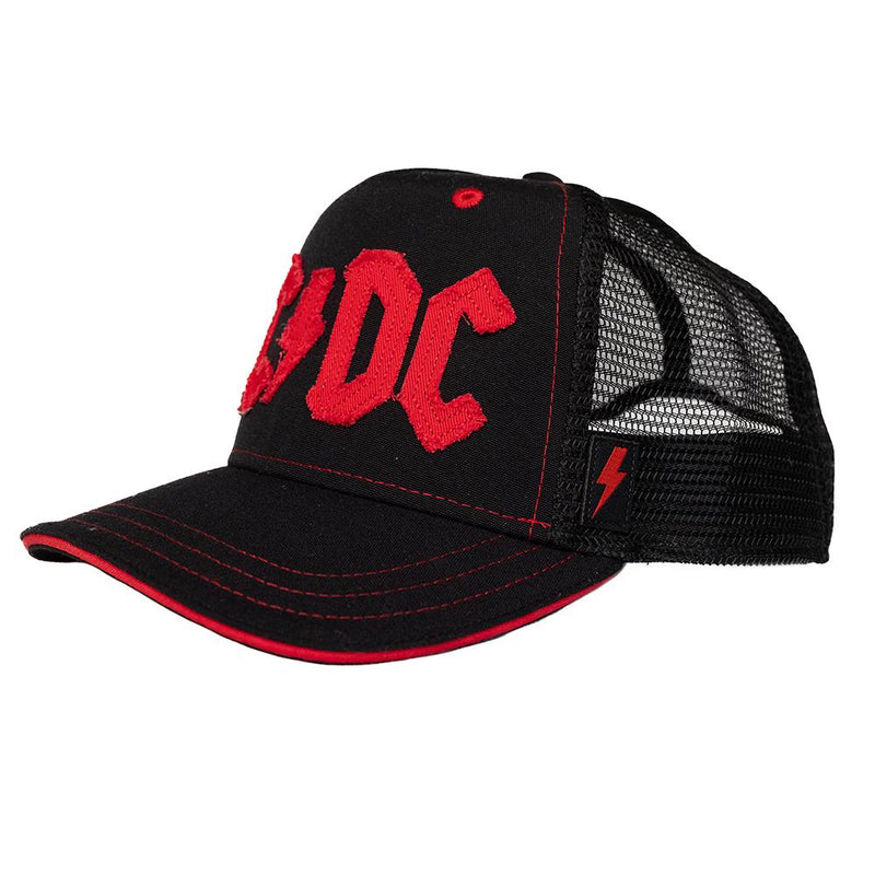 ACDC Distressed Embroidered Trucker Cap