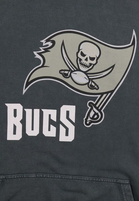 Recovered NFL Hoodie Sweatshirts Tampa Bay Buccaneers Football Jacket Black