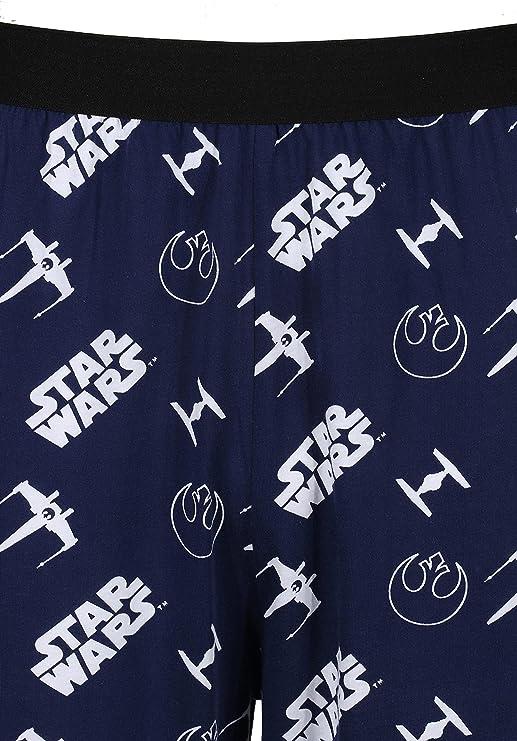 Star Wars Classic Logo Cotton Blue Lounge Pants - Unisex Adults