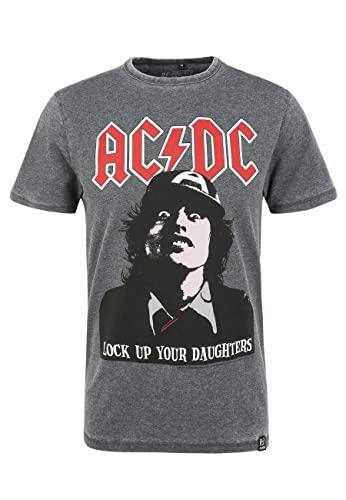 AC/DC Lock Up Unisex Cotton T-Shirt by ReCovered