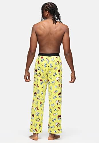 Spongebob Character Features Cotton Lounge Pants Nightwear PJ Bottoms