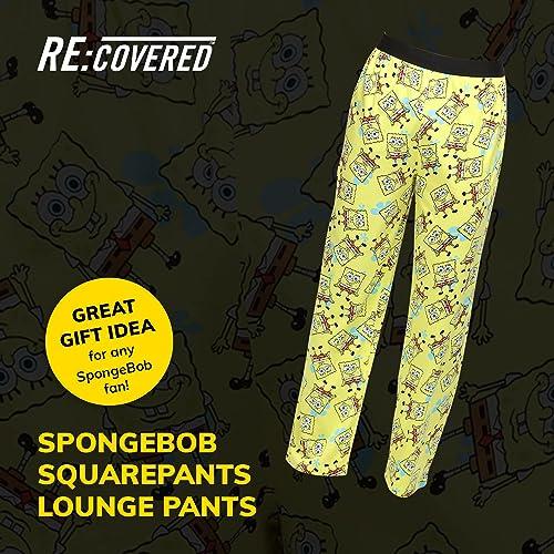 SpongeBob All Over Print Cotton Lounge Pants Nightwear PJ Bottoms