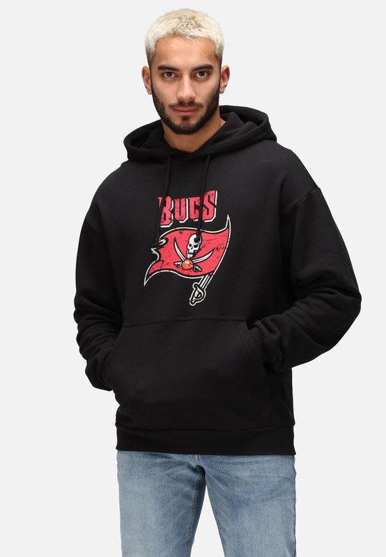 Recovered Men's NFL Tampa Bay Buccaneers Hooded Sweatshirt - Black