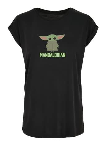 Star Wars The Child Mandalorian Black Boyfriend T-Shirt by Recovered