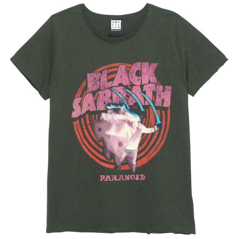Amplified Black Sabbath Paranoid Womens T-Shirt - Merch Rocks
