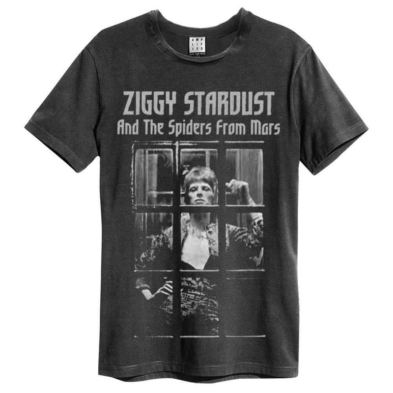 Amplified David Bowie Ziggy Stardust Spiders From Mars T-Shirt - Merch Rocks