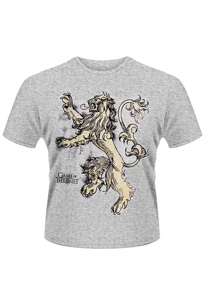 Game Of Thrones Lion Men's Grey T-shirt - Merch Rocks