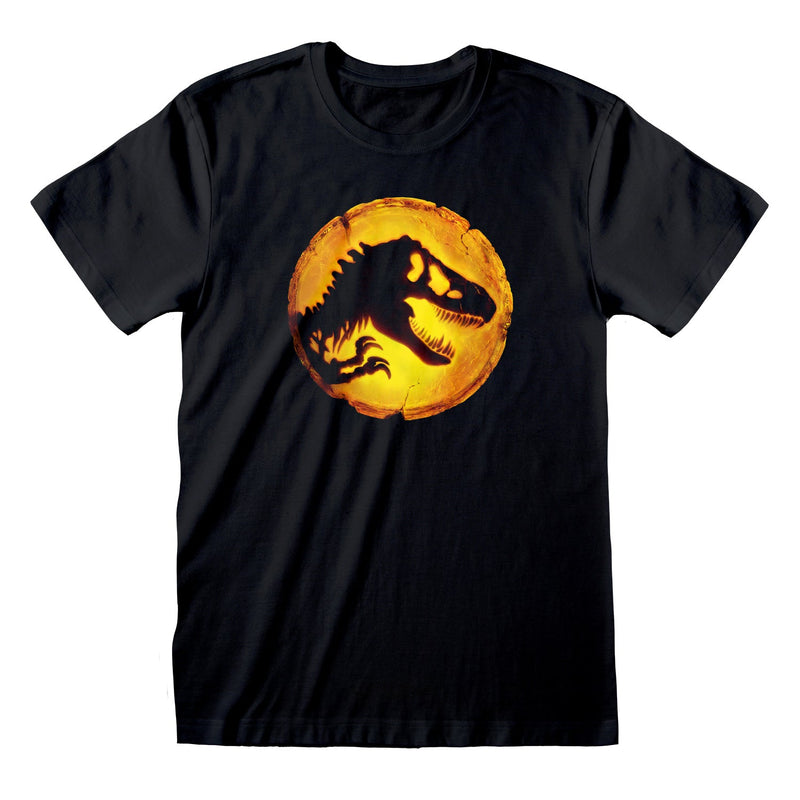 Jurassic World: Dominion Amber Logo T-Shirt - Merch Rocks