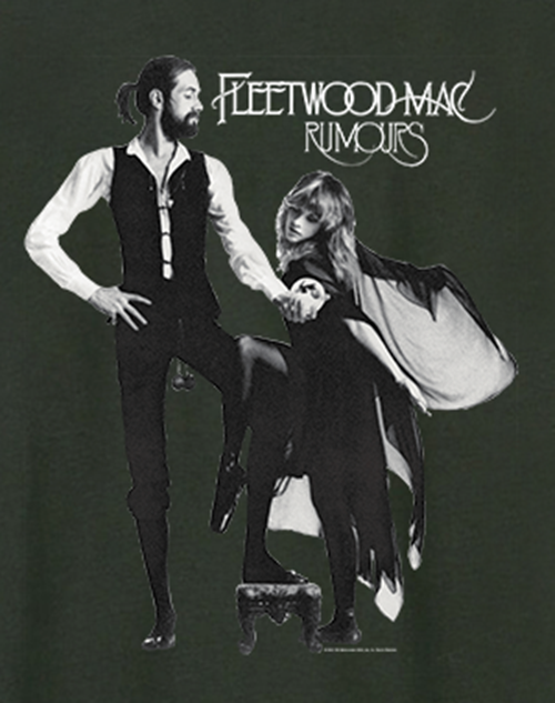 Amplified Fleetwood Mac Rumours Charcoal T-shirt