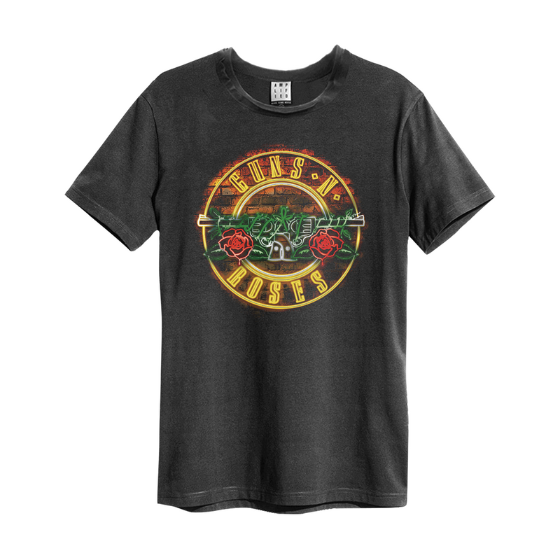 Amplified Guns N Roses Neon Sign T-Shirt - Merch Rocks