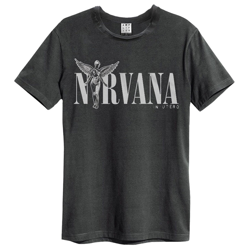 Amplified Nirvana In Utero Charcoal T-shirt