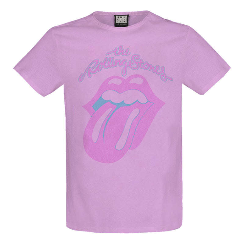 Amplified Rolling Stones Washed Out Purple Phaze T-Shirt - Merch Rocks