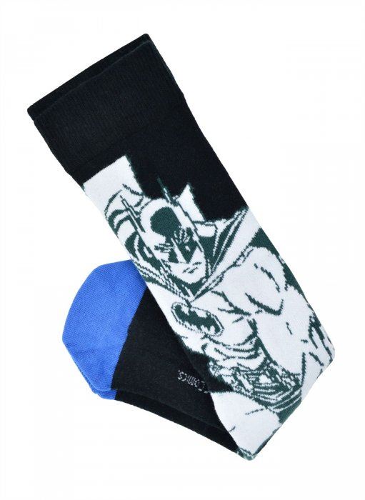 DC Comics Batman Blue Socks Twin Pack UK 7-11 - Merch Rocks