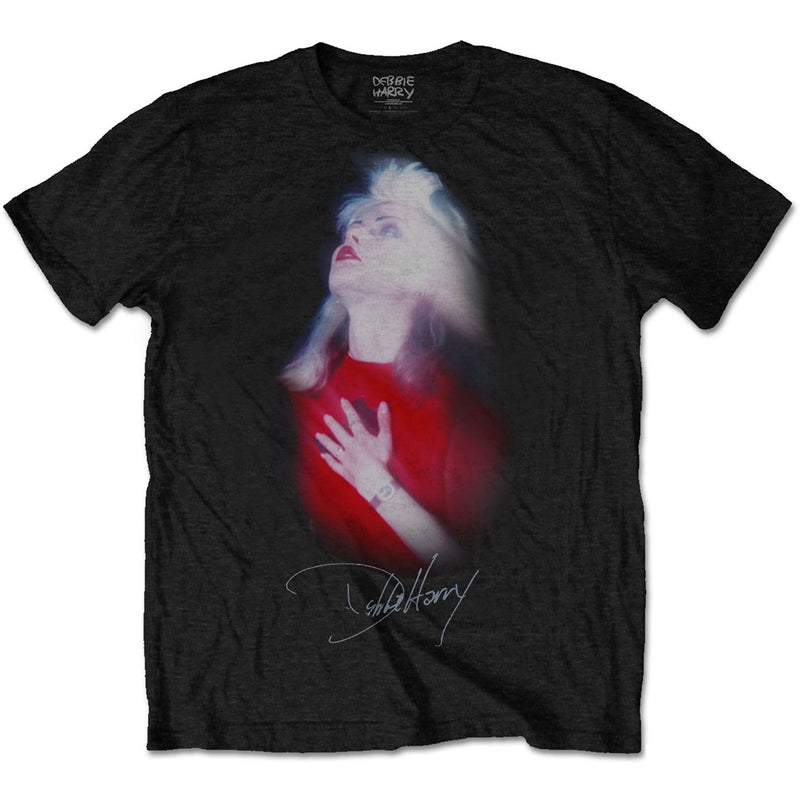 Debbie Harry Blur Black Cotton Unisex T-Shirt