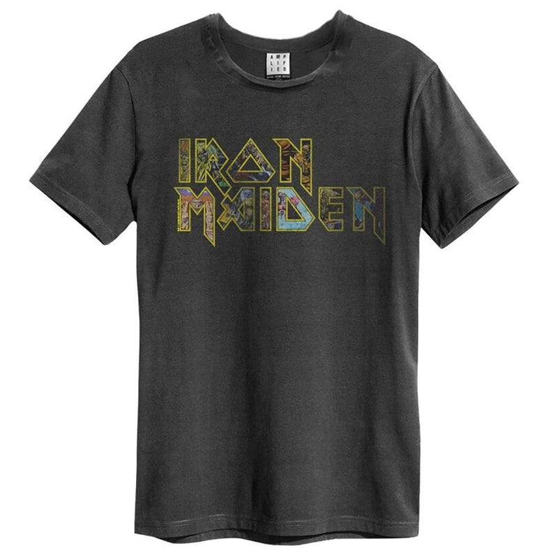 Amplified Iron Maiden Eddies Logo T-Shirt - Merch Rocks