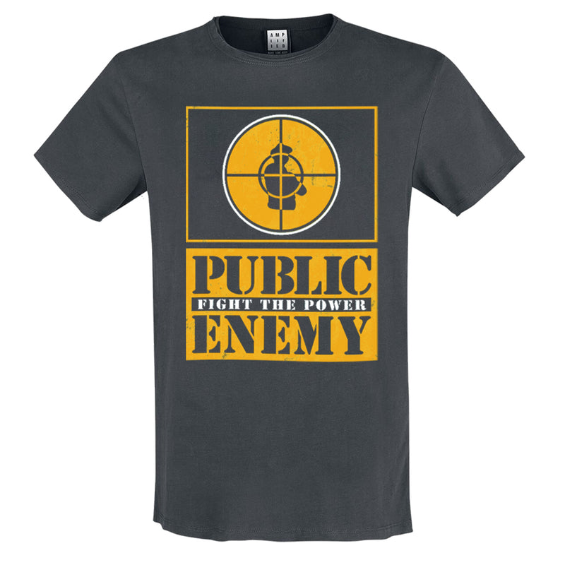 Amplified Public Enemy Yellow Fight The Power T-Shirt - Merch Rocks